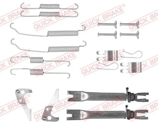 Kit de acessórios, sapatas de travão QUICK BRAKE 105-0882S