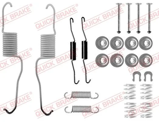 Kit de acessórios, sapatas de travão QUICK BRAKE 105-0886