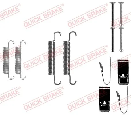 Kit de acessórios, sapatas do travão de estacionamento QUICK BRAKE 105-0890