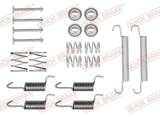Accessory Kit, parking brake shoes QUICK BRAKE 105-0899