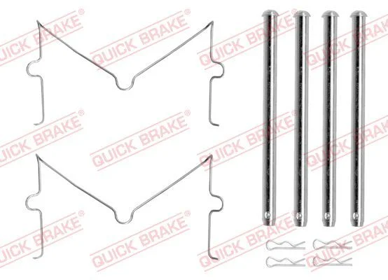 Accessory Kit, disc brake pad QUICK BRAKE 109-0180