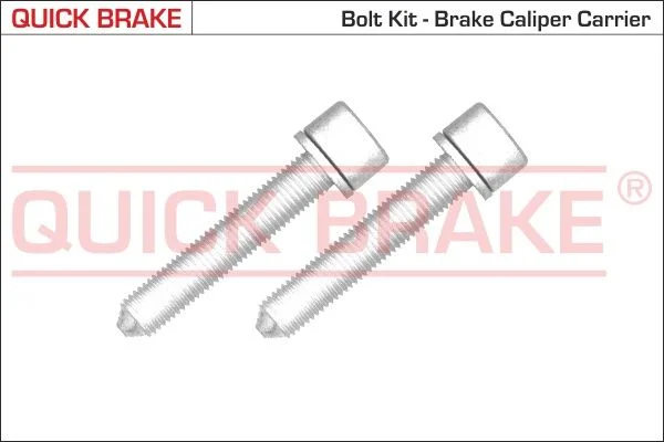 Bolt, brake caliper QUICK BRAKE 11612K