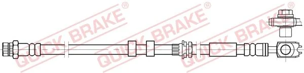 Brake Hose QUICK BRAKE 59.801X