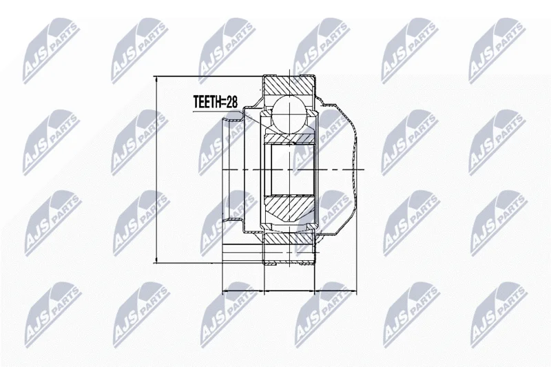 Joint Kit, drive shaft NTY NPW-WW-013