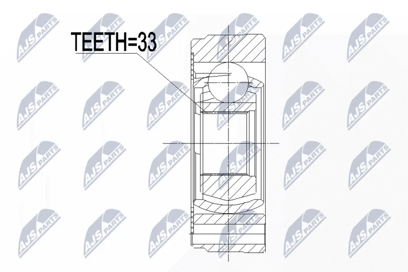 Joint Kit, drive shaft NTY NPW-WW-068