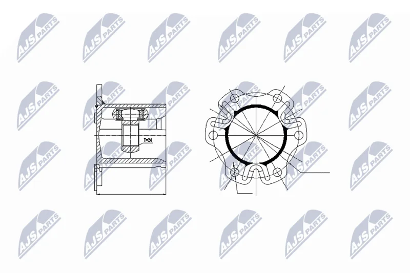 Joint Kit, drive shaft NTY NPW-AU-003