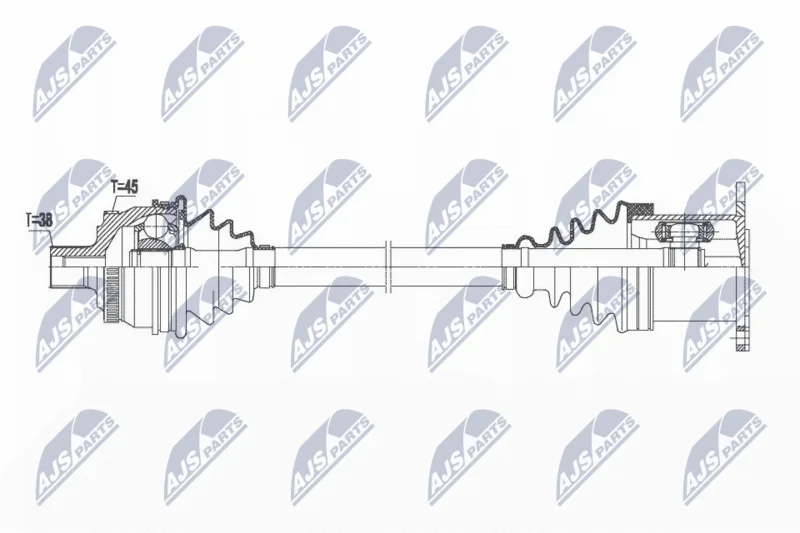 Drive Shaft NTY NPW-AU-019
