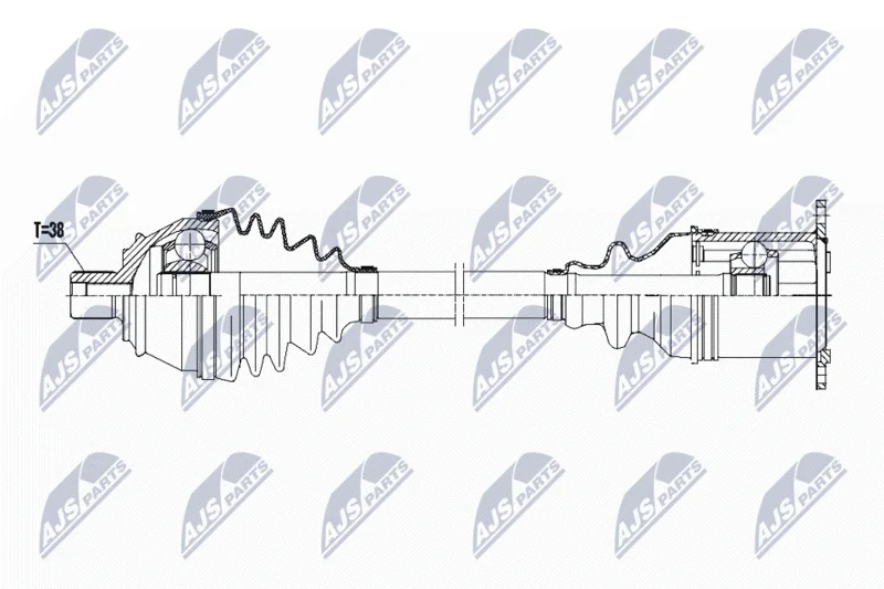 Drive Shaft NTY NPW-AU-023