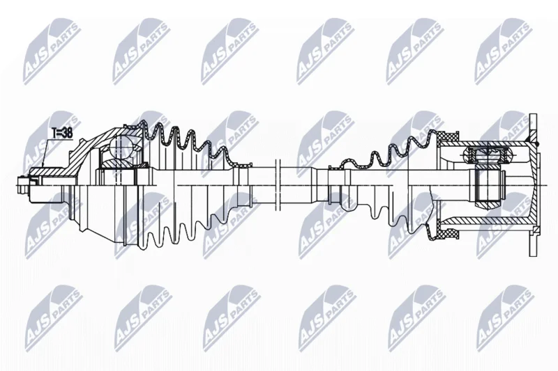 Drive Shaft NTY NPW-AU-034