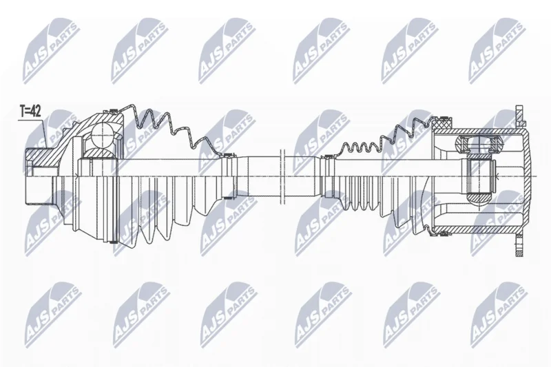 Drive Shaft NTY NPW-AU-036