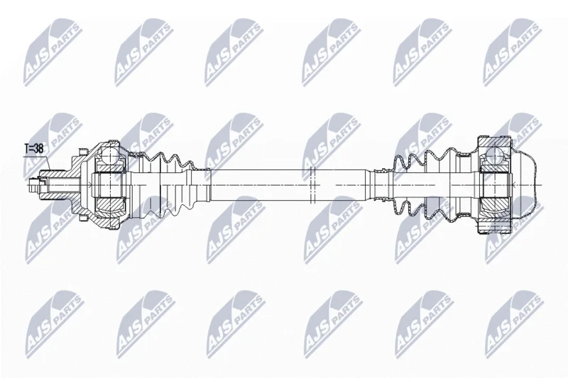 Drive Shaft NTY NPW-AU-044