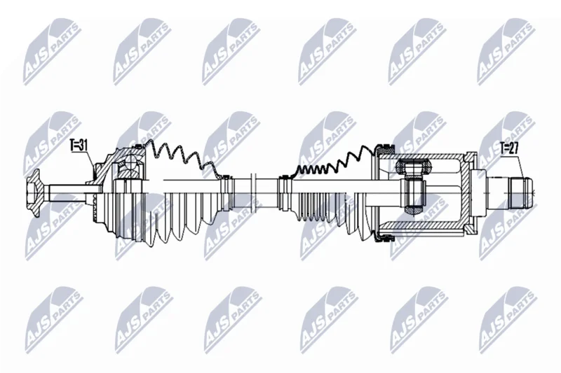 Drive Shaft NTY NPW-BM-049