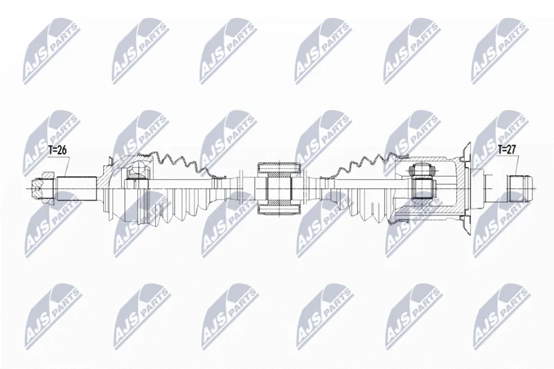 Drive Shaft NTY NPW-BM-103