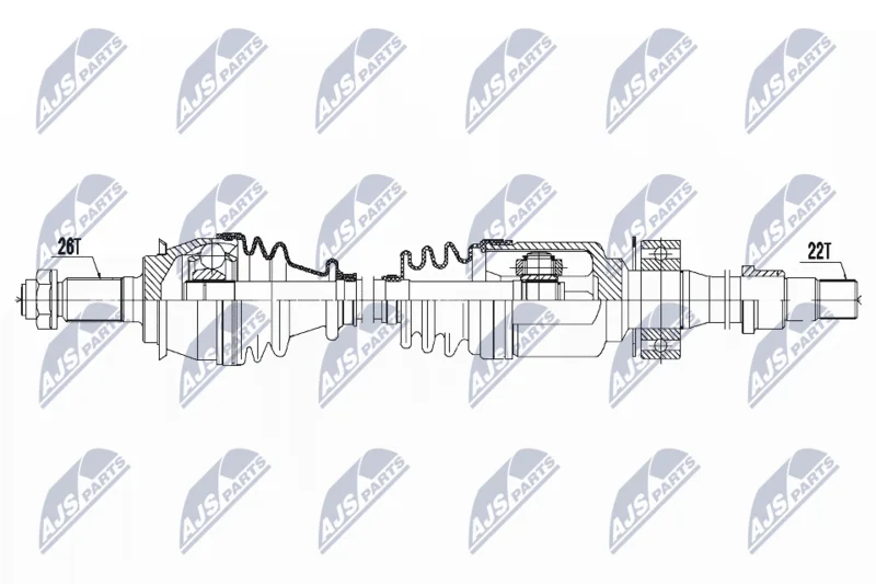 Drive Shaft NTY NPW-BM-121