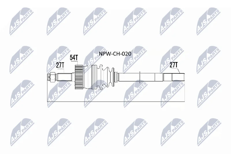 Drive Shaft NTY NPW-CH-020