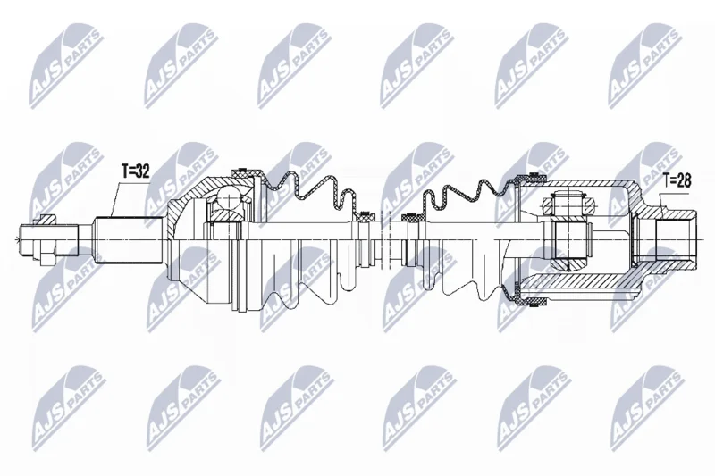 Drive Shaft NTY NPW-CH-036
