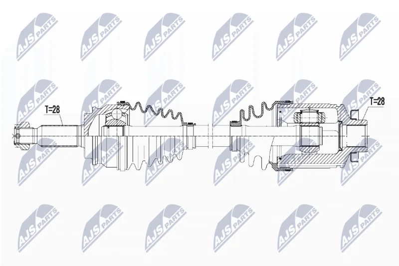 Drive Shaft NTY NPW-CH-054