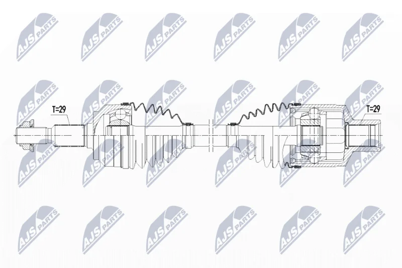Drive Shaft NTY NPW-CH-066