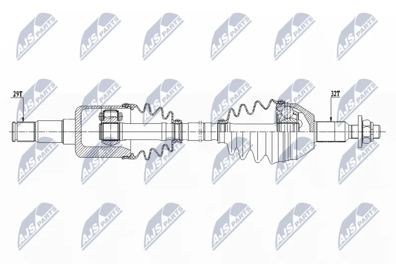 Drive Shaft NTY NPW-CH-108