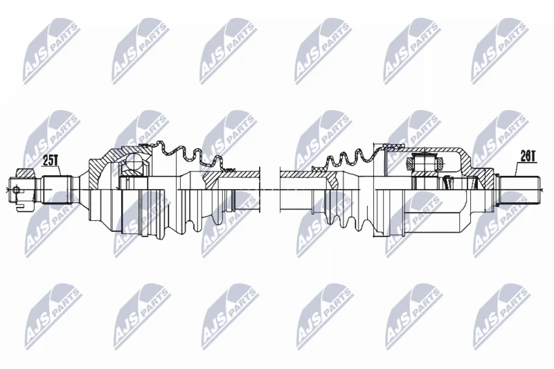 Drive Shaft NTY NPW-CT-053