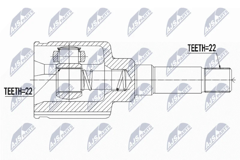 Joint Kit, drive shaft NTY NPW-CT-072