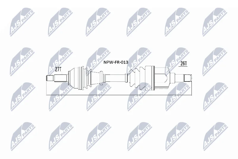 Drive Shaft NTY NPW-FR-013