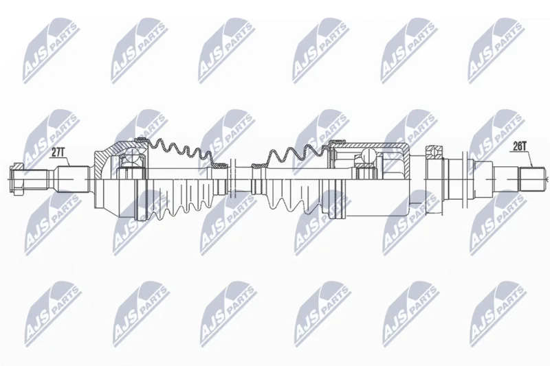 Drive Shaft NTY NPW-FR-046