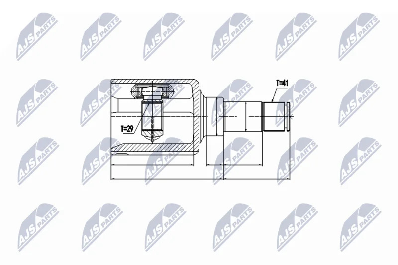 Joint Kit, drive shaft NTY NPW-FR-077