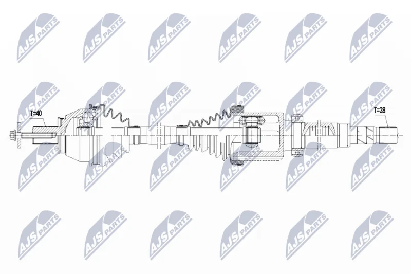 Drive Shaft NTY NPW-FR-094