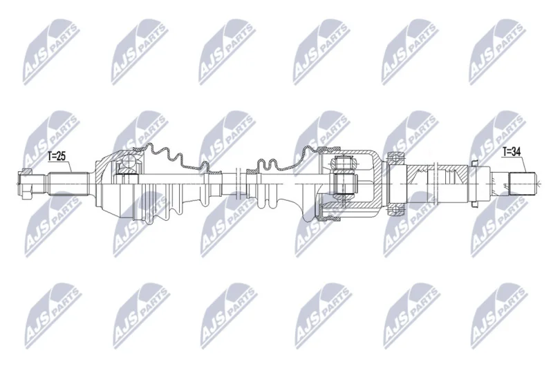 Drive Shaft NTY NPW-FR-105