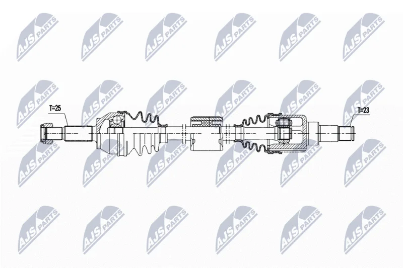 Drive Shaft NTY NPW-FR-171