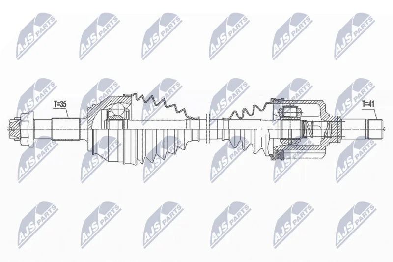 Drive Shaft NTY NPW-FT-037