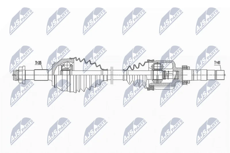 Drive Shaft NTY NPW-FT-039