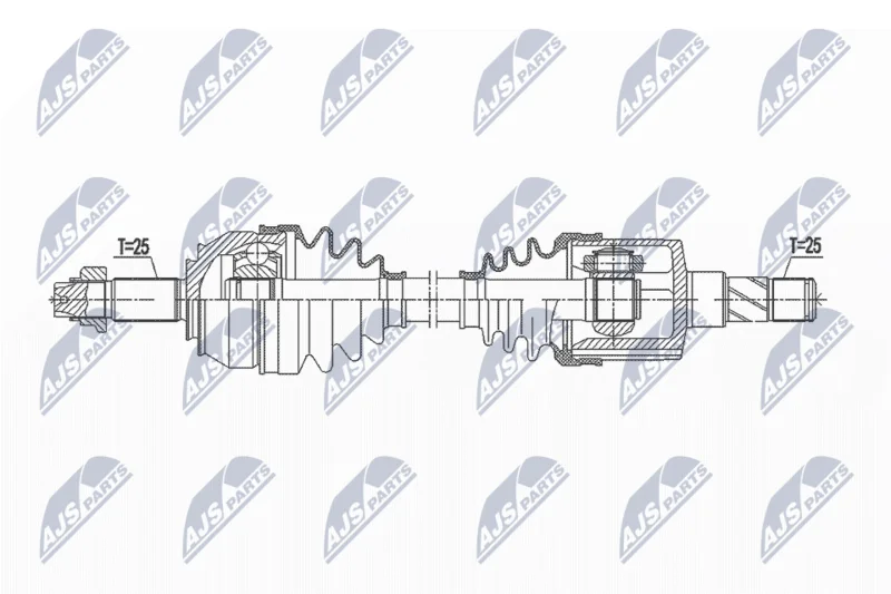 Drive Shaft NTY NPW-FT-043
