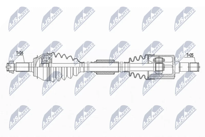 Drive Shaft NTY NPW-HD-054