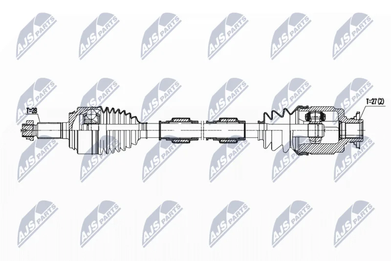 Drive Shaft NTY NPW-HD-075