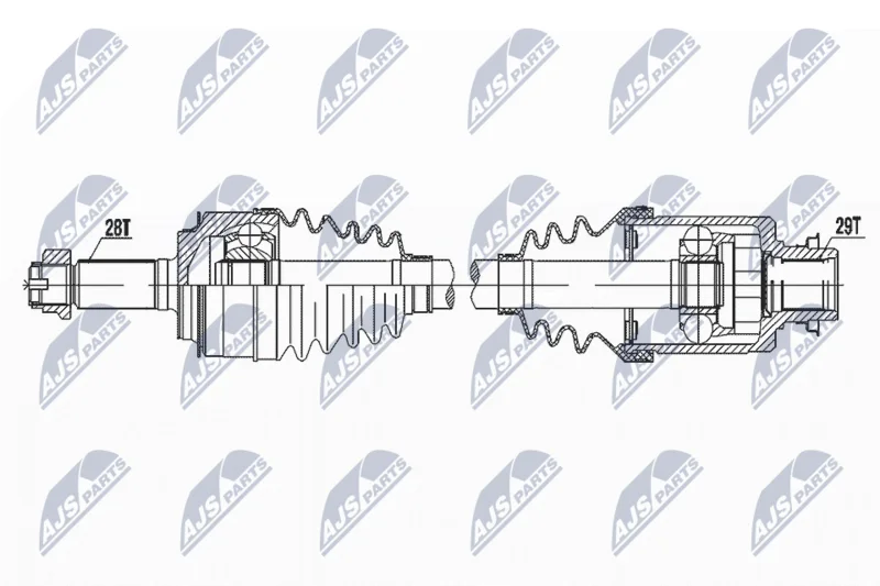 Drive Shaft NTY NPW-HD-083