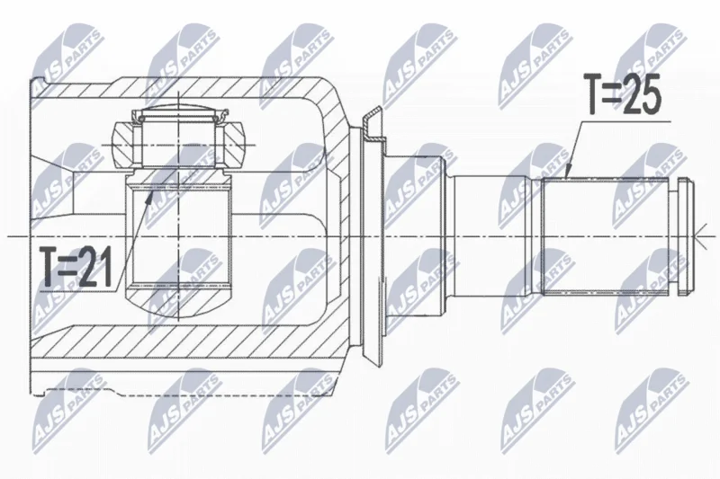Drive Shaft NTY NPW-HY-548
