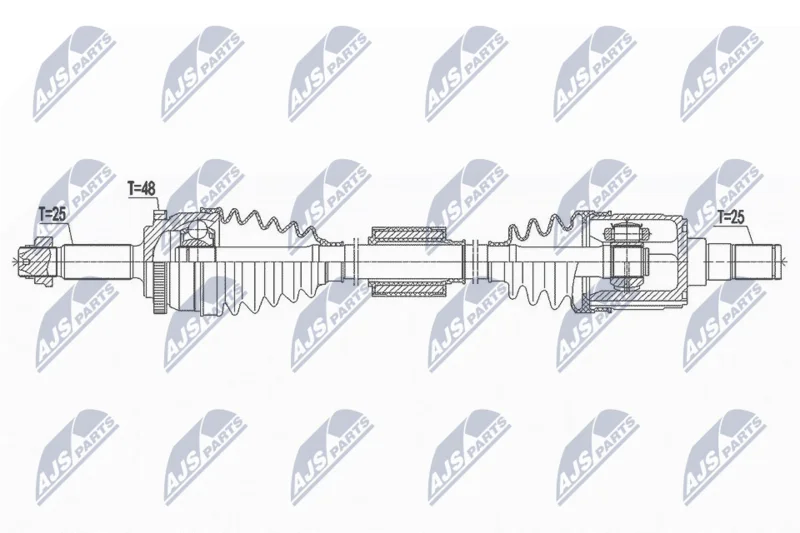 Drive Shaft NTY NPW-HY-553