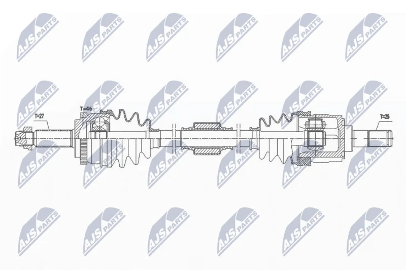 Drive Shaft NTY NPW-HY-579