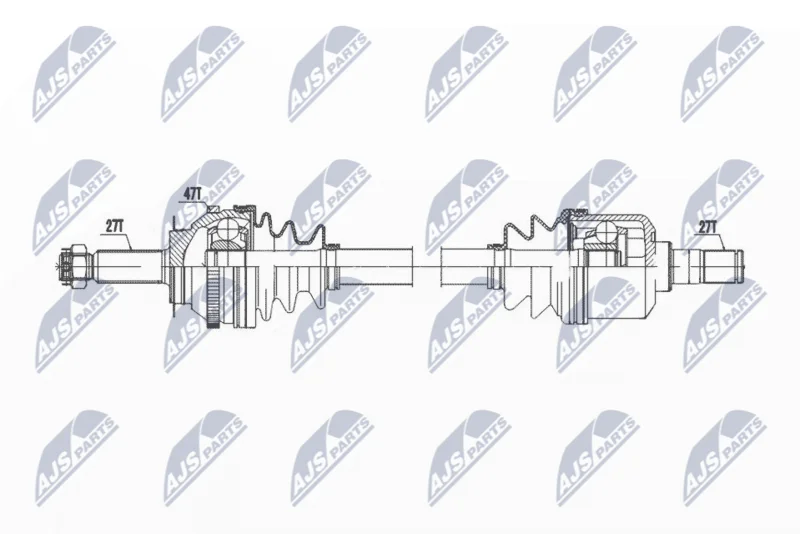 Drive Shaft NTY NPW-HY-609