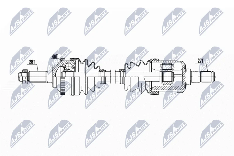Drive Shaft NTY NPW-KA-386
