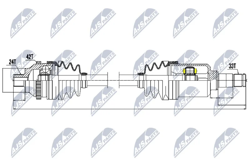 Drive Shaft NTY NPW-ME-031