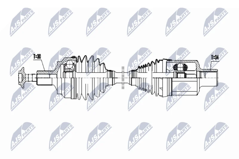 Drive Shaft NTY NPW-ME-060
