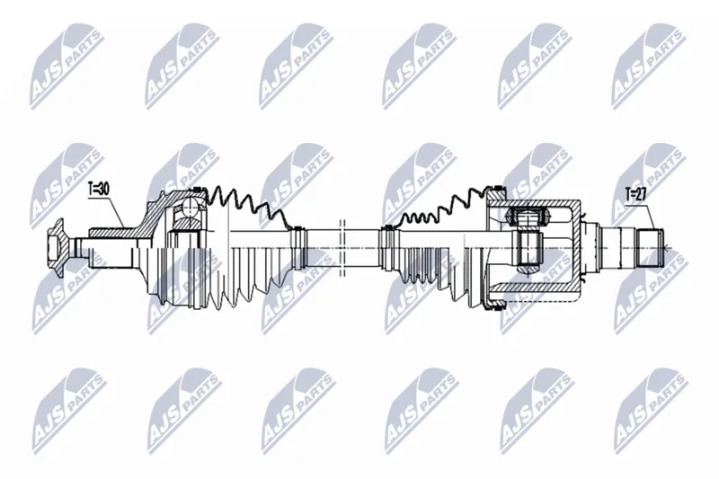 Drive Shaft NTY NPW-ME-063