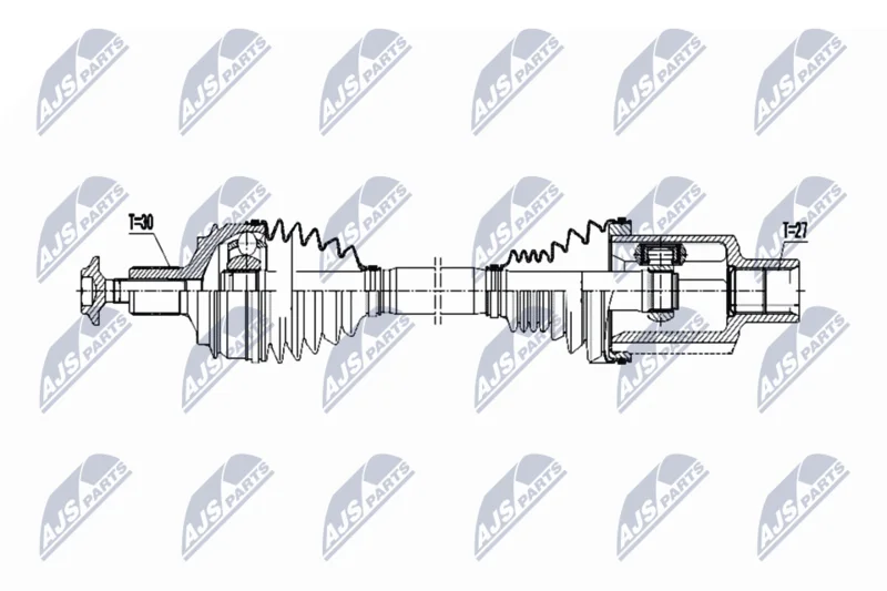 Drive Shaft NTY NPW-ME-077
