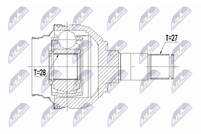 Joint Kit, drive shaft NTY NPW-ME-084