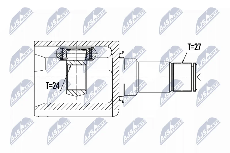 Joint Kit, drive shaft NTY NPW-ME-086