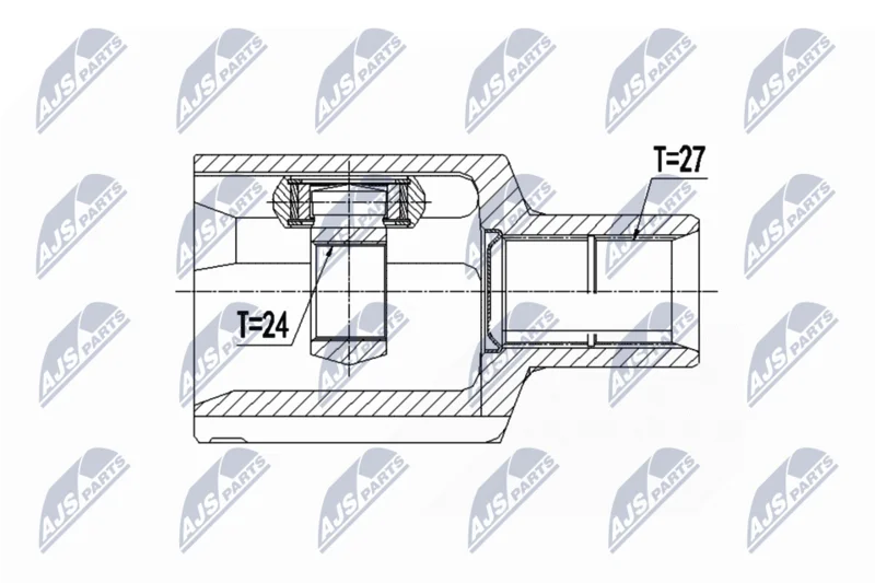 Joint Kit, drive shaft NTY NPW-ME-087