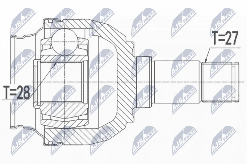 Drive Shaft NTY NPW-ME-117